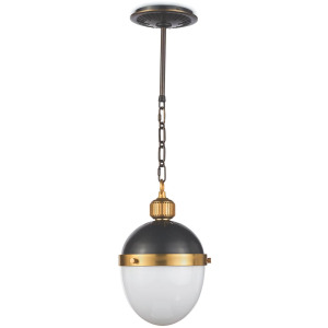 Otis Pendant Small (Blackened and Natural Brass)