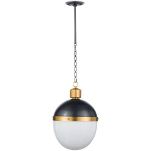Otis Pendant Medium (Blackened and Natural Brass)