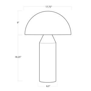 Apollo Table Lamp (Blackened Iron)