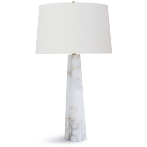 Quatrefoil Alabaster Table Lamp Large