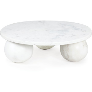 Marlow Marble Plate Large (White)