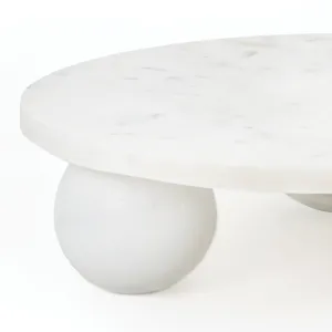 Marlow Marble Plate Large (White)