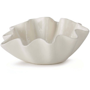 Ruffle Ceramic Bowl Medium