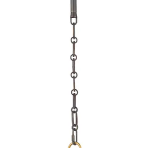 Otis Pendant Medium (Blackened and Natural Brass)