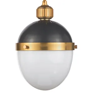 Otis Pendant Small (Blackened and Natural Brass)