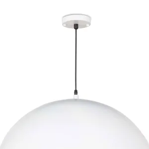 Sigmund Pendant Large (White and Gold)