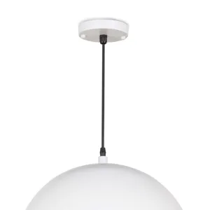 Sigmund Pendant Small (White and Gold)