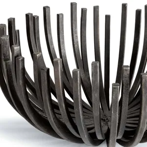 Webbed Bowl Circle (Blackened Iron)