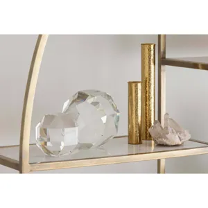 Hammered Bud Vase Set (Polished Brass)