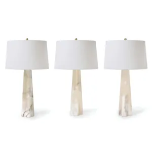 Quatrefoil Alabaster Table Lamp Large
