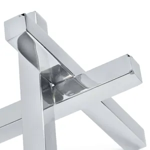 Intersecting Sculpture (Polished Nickel)
