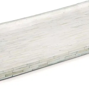White Bone and Nickel Tray