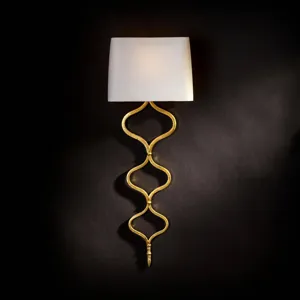 Sinuous Sconce (Gold Leaf)