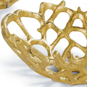 Web Bowl Set of 2 (Gilded)