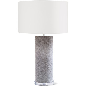 Andres Column Table Lamp (Grey)