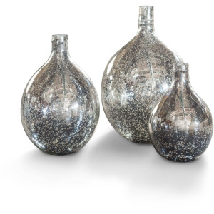 Wine Spheres Set of 3 (Antique Mercury)