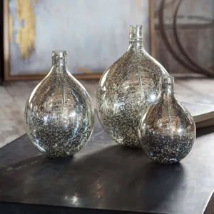 Wine Spheres Set of 3 (Antique Mercury)