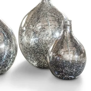 Wine Spheres Set of 3 (Antique Mercury)