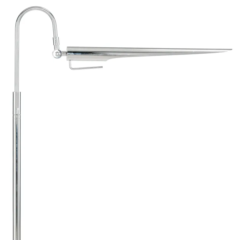 Raven Floor Lamp (Polished Nickel)