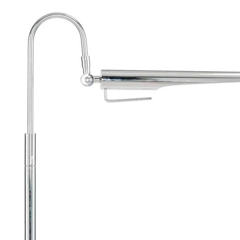 Raven Floor Lamp (Polished Nickel)