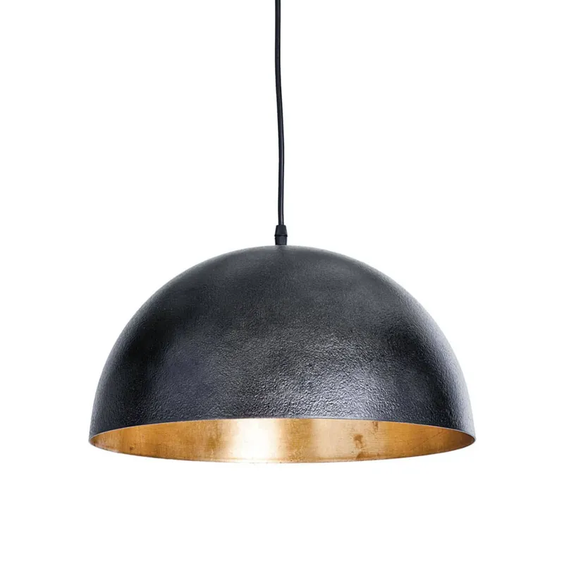 Sigmund Pendant Small (Black and Gold)