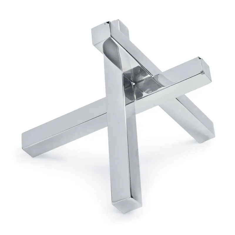 Intersecting Sculpture (Polished Nickel)