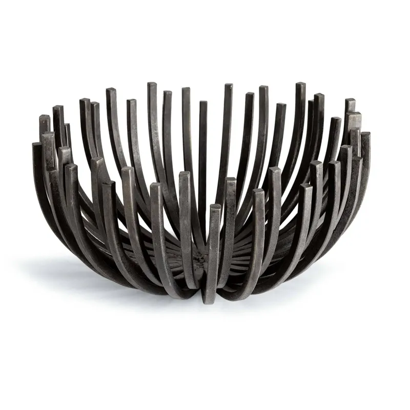 Webbed Bowl Circle (Blackened Iron)