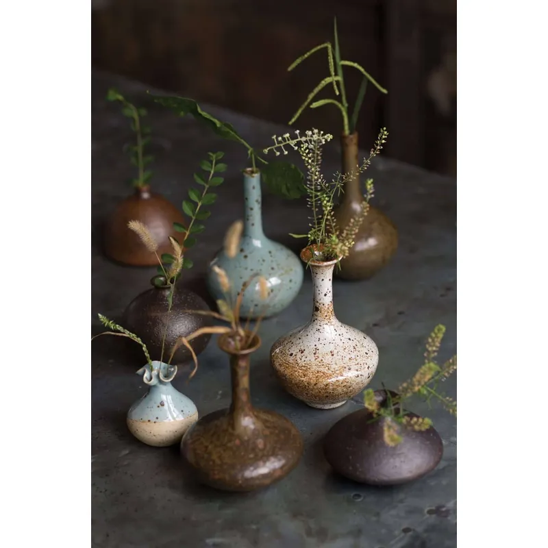 Porcelain Bud Vases (Set of 8)