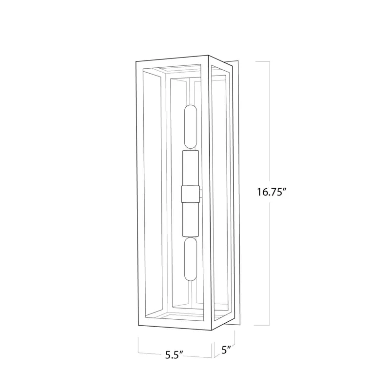 Ritz Sconce (Natural Brass)
