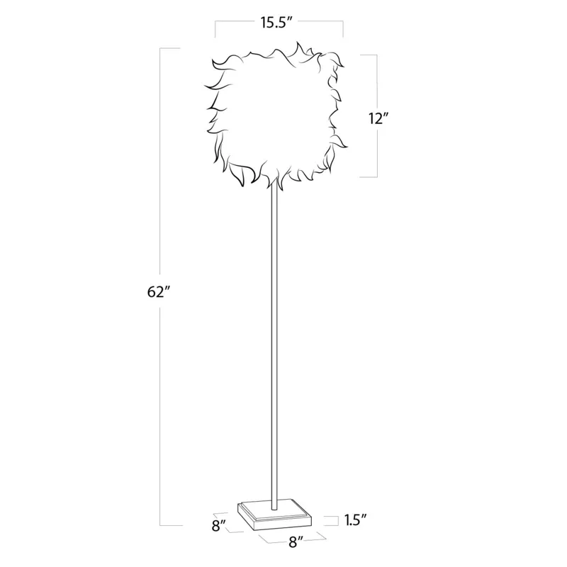 Jasmine Floor Lamp (Pink)