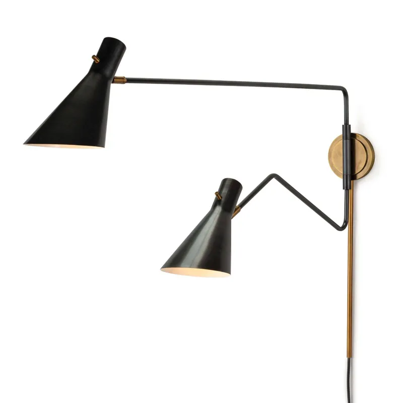 Spyder Sconce (Blackened Brass and Natural Brass)