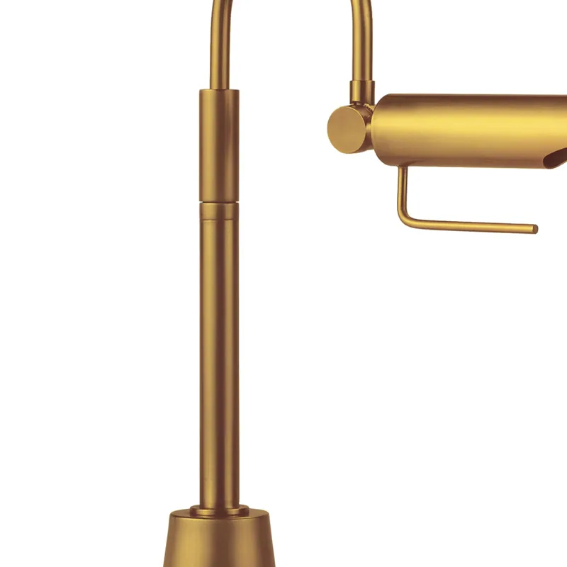 Raven Task Lamp (Natural Brass)