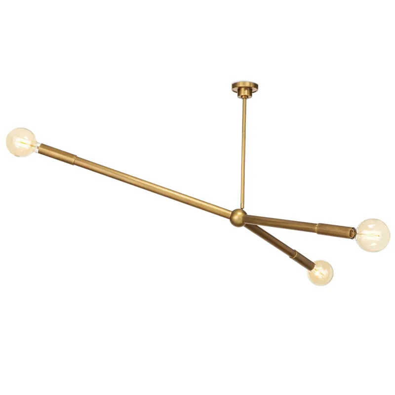 Talon Chandelier (Natural Brass)