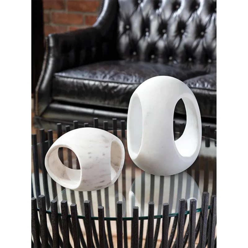 Bruno Marble Sculpture Large (White)