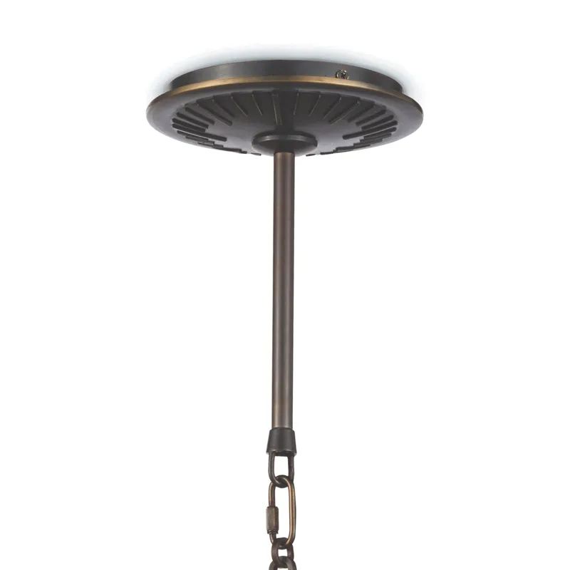 Otis Pendant Small (Blackened and Natural Brass)