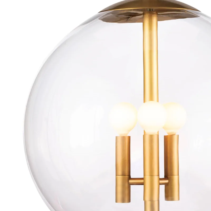 Cafe Pendant Small (Natural Brass)