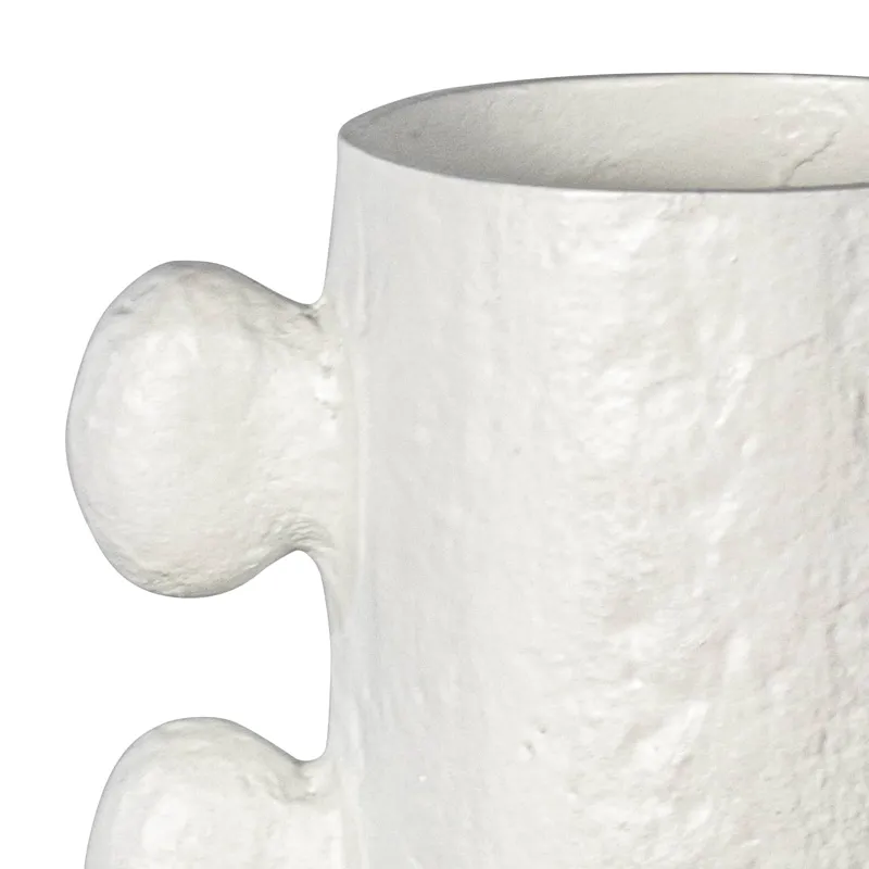 Sanya Metal Vase Large (White)