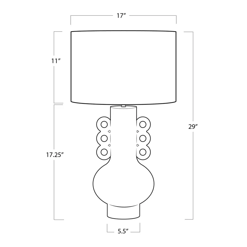 Chandra Metal Table Lamp