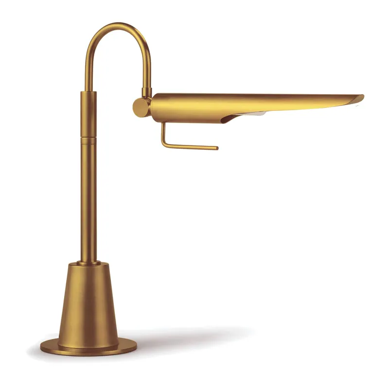 Raven Task Lamp (Natural Brass)