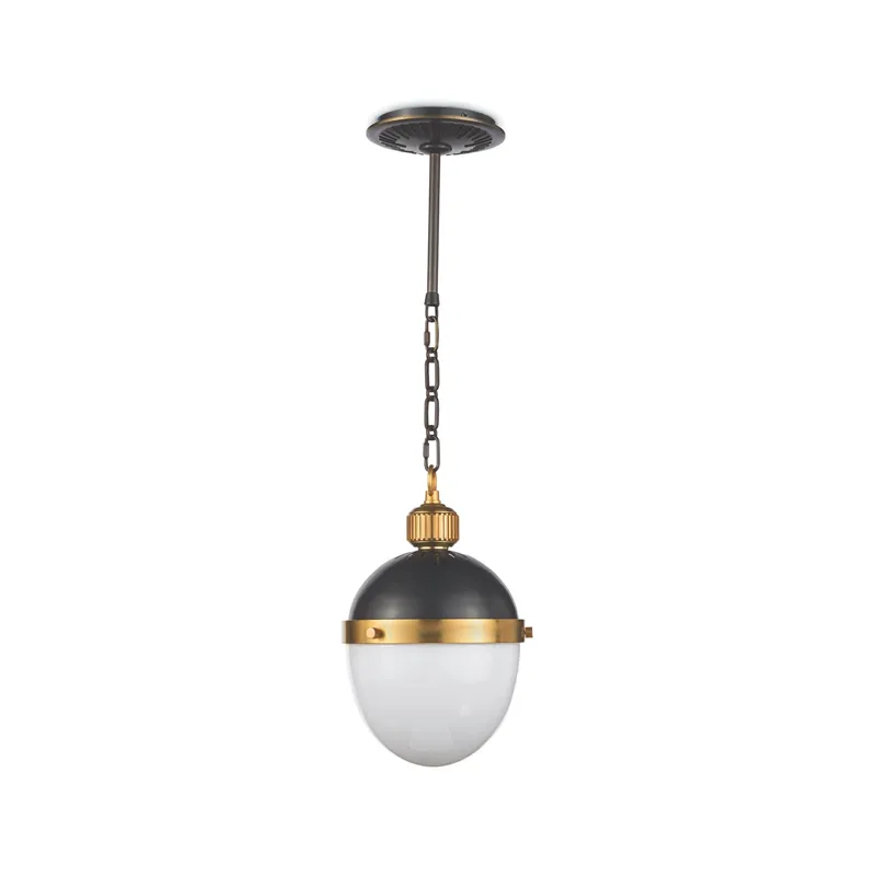 Otis Pendant Small (Blackened and Natural Brass)