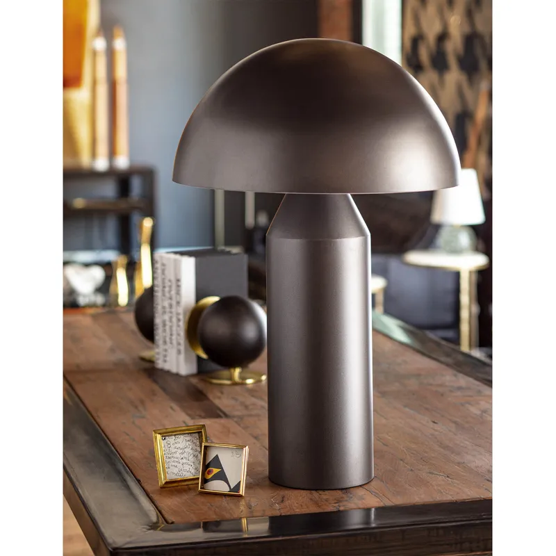 Apollo Table Lamp (Blackened Iron)