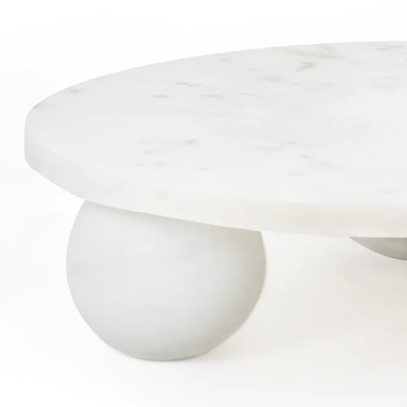 Marlow Marble Plate Large (White)