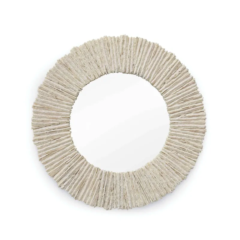 Slate Mirror Round (Natural)