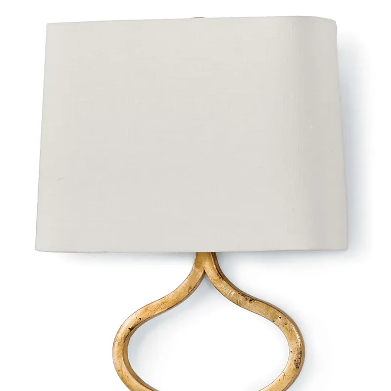 Sinuous Sconce (Gold Leaf)