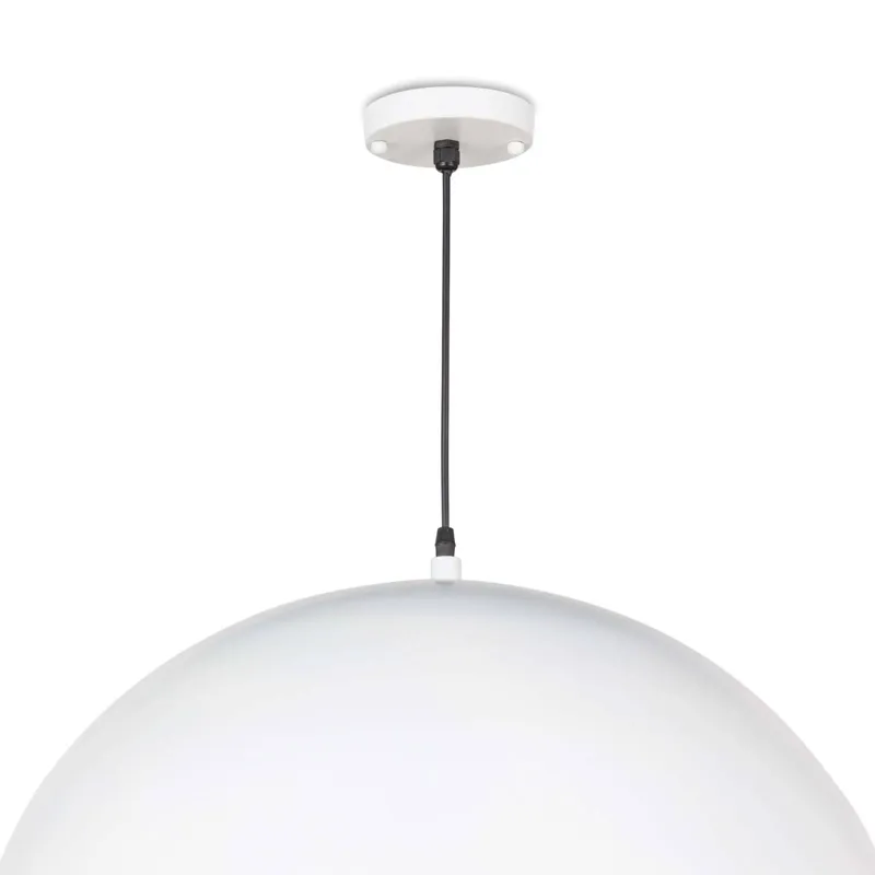 Sigmund Pendant Large (White and Gold)