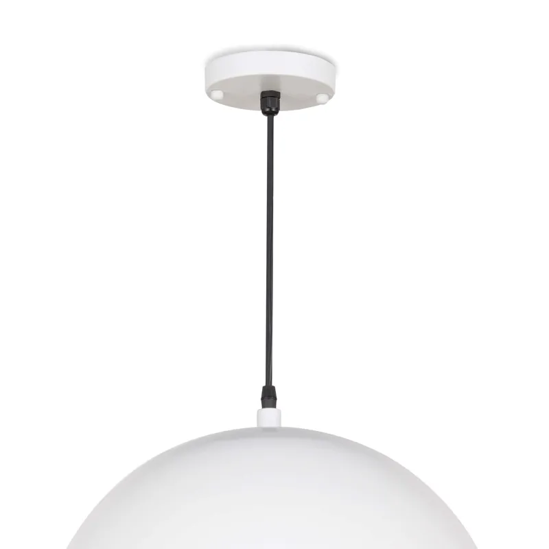 Sigmund Pendant Small (White and Gold)