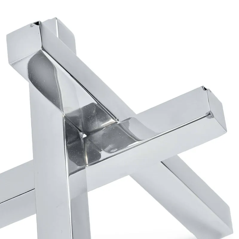 Intersecting Sculpture (Polished Nickel)