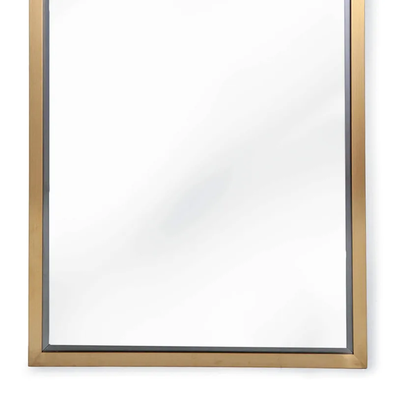 Rectangle Mirror (Natural Brass)