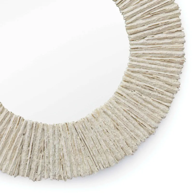 Slate Mirror Round (Natural)