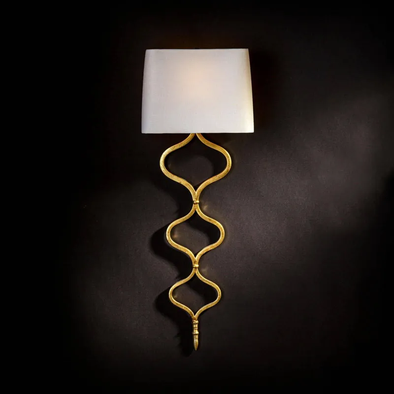 Sinuous Sconce (Gold Leaf)